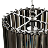 Chandelier Murano 14 inch dia
Smoke acrylic | nickel finish