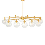 Chandelier Selva
Gold finish | clear glass