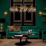 Chandelier Selva
Gold finish | clear glass
