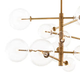 Chandelier Argento S
Antique brass finish | clear glass