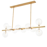 Chandelier Largo
Antique brass finish | clear glass