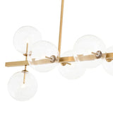 Chandelier Largo
Antique brass finish | clear glass