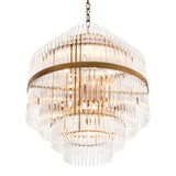 Chandelier East
Antique brass finish | clear glass