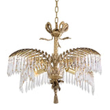Chandelier Hildebrandt S
Vintage brass finish | crystal glass
