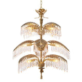 Chandelier Hildebrandt L
Vintage brass finish | crystal glass
