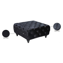 Chesterfield Velvet Ottoman