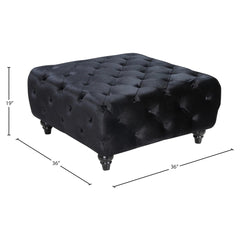 Chesterfield Velvet Ottoman