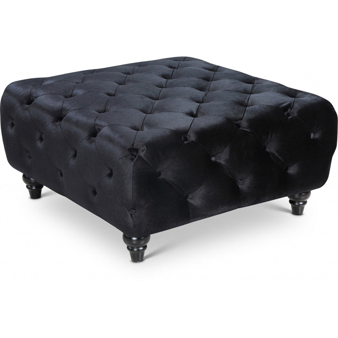 Chesterfield Velvet Ottoman