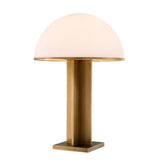 Table Lamp Berkley
Antique brass finish | white glass