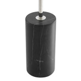 Floor Lamp Tempo
Nickel finish | clear glass | black marble base