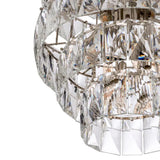 Chandelier Amazone L
Nickel finish | crystal glass