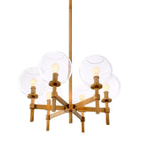 Chandelier Jade S
Antique brass finish | clear glass