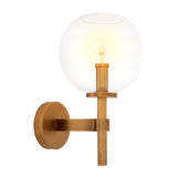 Wall Lamp Jade
Antique brass finish | clear glass