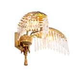 Wall Lamp Hildebrandt
Antique brass finish | crystal glass