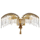 Wall Lamp Hildebrandt
Antique brass finish | crystal glass