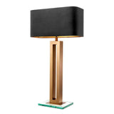 Table Lamp Cadogan
Antique brass finish | clear glass base