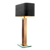 Table Lamp Cadogan
Antique brass finish | clear glass base