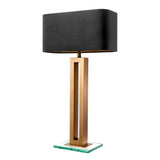 Table Lamp Cadogan
Antique brass finish | clear glass base
