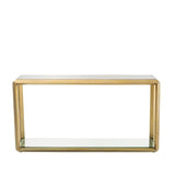 Console Table Callum
Brushed brass finish | smoke glass | mirror glass