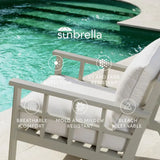Outdoor Dining Chair Paladium
Black finish | sunbrella canvas