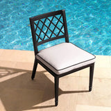 Outdoor Dining Chair Paladium
Black finish | sunbrella canvas