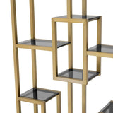 Cabinet Lagonda
Brushed brass finish | smoke glass | oak veneer base