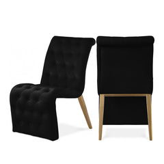 Curve Velvet Dining Chair