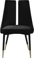 Sleek Velvet Dining Chair