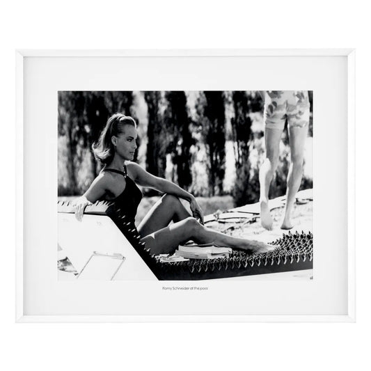 Print Romy Schneider at the Pool