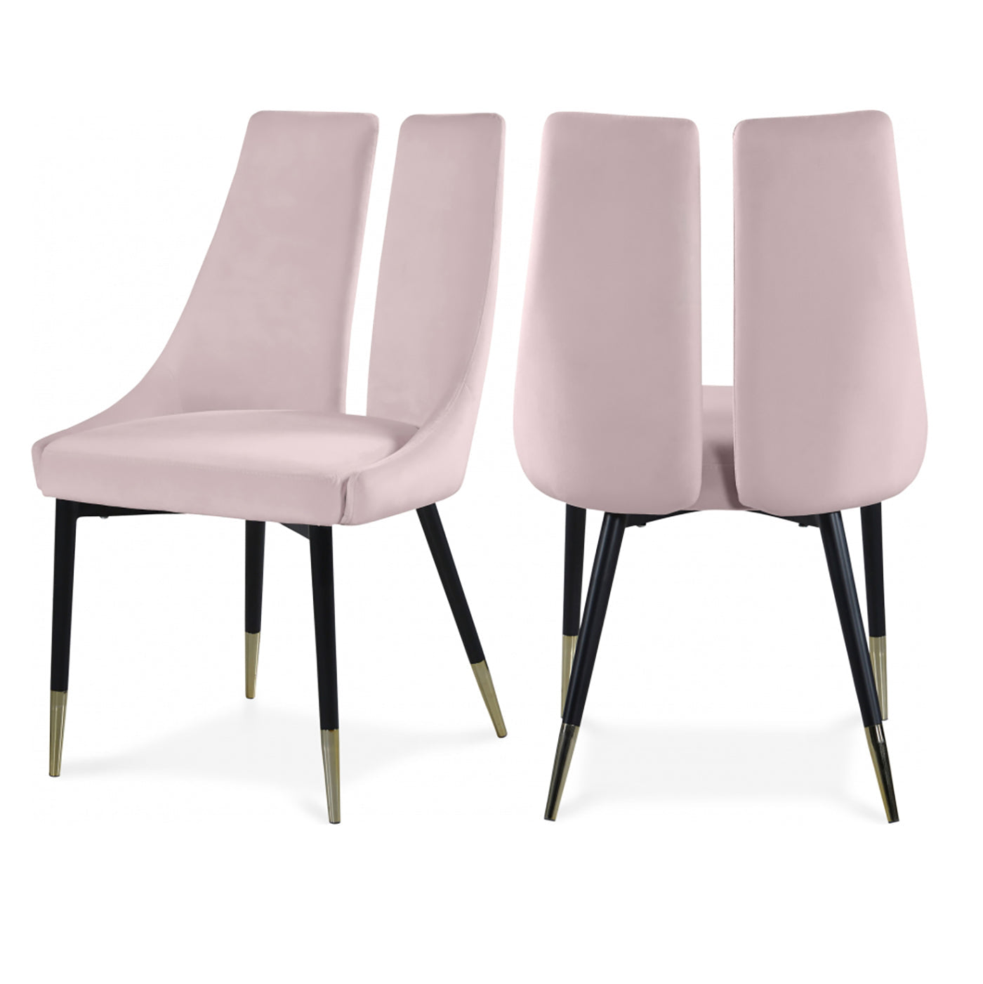 Sleek Velvet Dining Chair