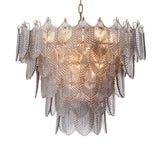 Chandelier Verbier S
Light brushed brass finish | smoke glass