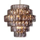Chandelier Amazone L
Nickel finish | smoke crystal glass