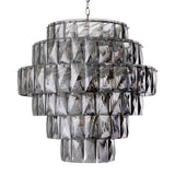 Chandelier Amazone L
Nickel finish | smoke crystal glass