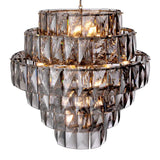 Chandelier Amazone L
Nickel finish | smoke crystal glass