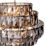 Chandelier Amazone L
Nickel finish | smoke crystal glass