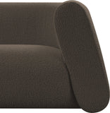 Abbington Chic Boucle Fabric Loveseat - Contemporary Style with Comfort and Elegance for Your Home