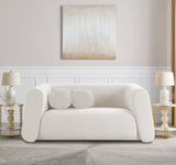 Abbington Chic Boucle Fabric Loveseat - Contemporary Style with Comfort and Elegance for Your Home