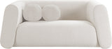Abbington Chic Boucle Fabric Loveseat - Contemporary Style with Comfort and Elegance for Your Home