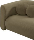 Abbington Chic Boucle Fabric Loveseat - Contemporary Style with Comfort and Elegance for Your Home