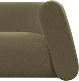 Abbington Chic Boucle Fabric Loveseat - Contemporary Style with Comfort and Elegance for Your Home