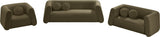 Abbington Chic Boucle Fabric Loveseat - Contemporary Style with Comfort and Elegance for Your Home