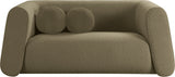 Abbington Chic Boucle Fabric Loveseat - Contemporary Style with Comfort and Elegance for Your Home