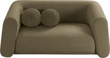 Abbington Chic Boucle Fabric Loveseat - Contemporary Style with Comfort and Elegance for Your Home