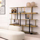 Cabinet Mercure
Brushed brass finish | black finish | smoke glass | black glass