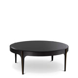 Coffee Table Artemisa S Bronze finish | brushed brass finish | black beveled glass