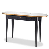 Dressing Table Toulouse
Charcoal grey oak veneer | brushed brass finish | mirror glass