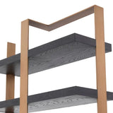 Cabinet Geo
Charcoal grey crown oak veneer | brushed brass finish