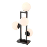 Table Lamp Pascal
Bronze highlight finish | white glass