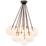 Ceiling Lamp Molecule
Bronze highlight finish | clear glass