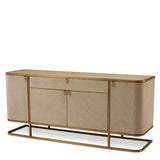 Dresser Napa Valley
Woven washed oak veneer | brushed brass finish
